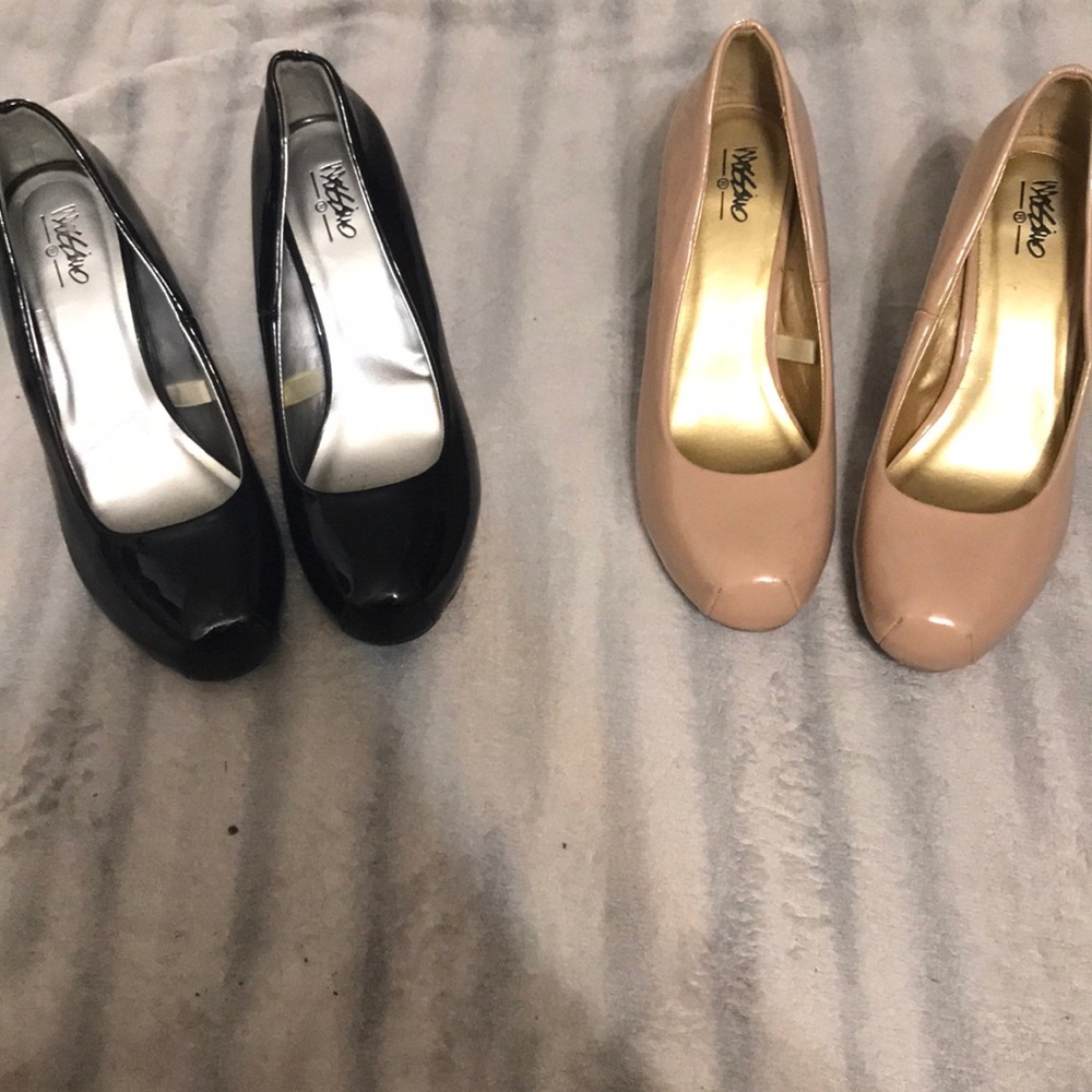 Black and Tan Massimo heel bundle